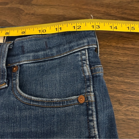 Madewell High Rise Button-Fly Jeans in Denim Blue Size 24 - Picture 8 of 11